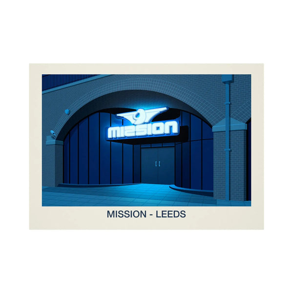 Mission Nightclub Poster Steve Ash illustration