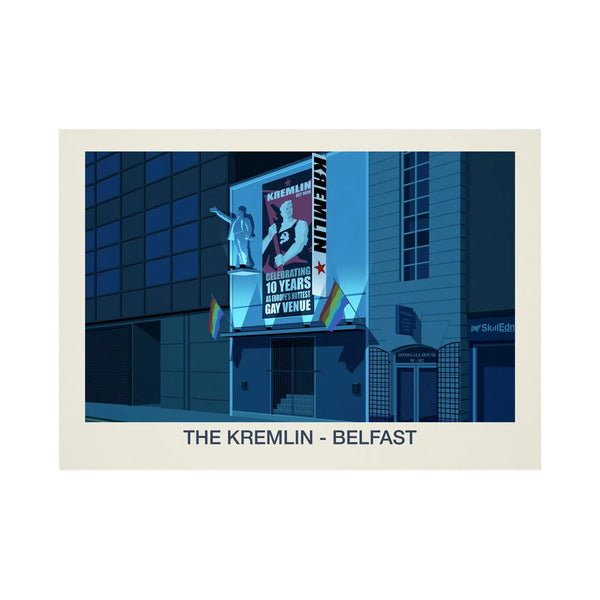 The Kremlin Nightclub Poster Steve Ash illustration