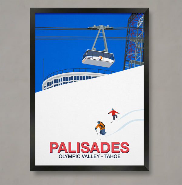 Palisades ski poster
