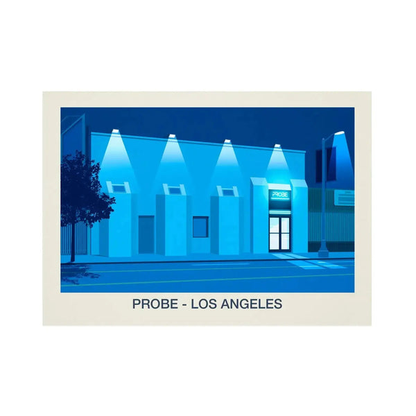 PROBE NIGHTCLUB POSTER Steve Ash illustration