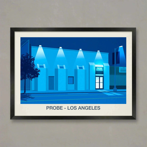 PROBE NIGHTCLUB POSTER Steve Ash illustration