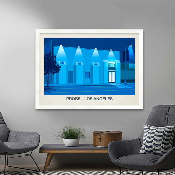 PROBE NIGHTCLUB POSTER Steve Ash illustration