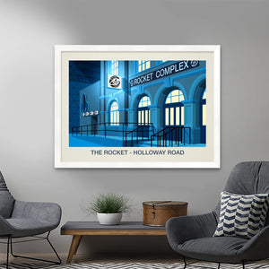 THE ROCKET NIGHTCLUB POSTER - Ski Poster & Art Prints - Shop Online | Steve Ash Illustration