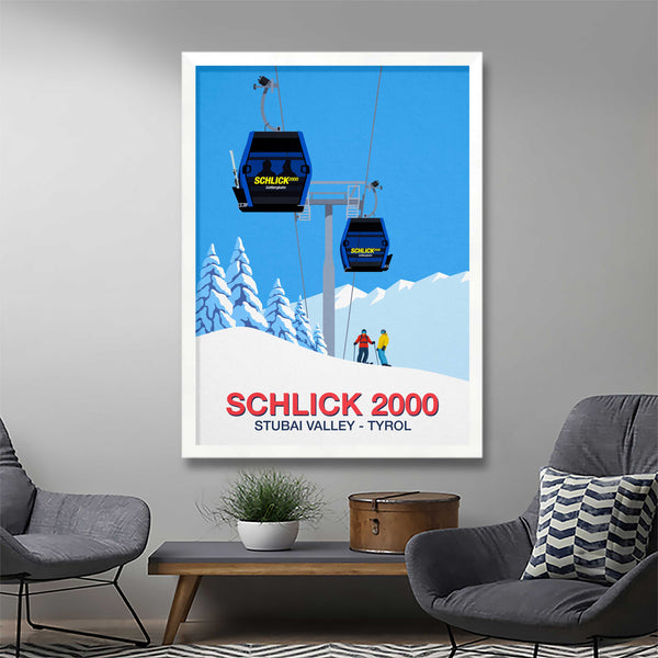 Schlick 2000 Ski Resort Poster