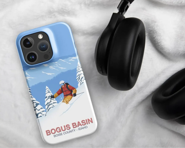 Ski Resort iPhone cases Steve Ash illustration