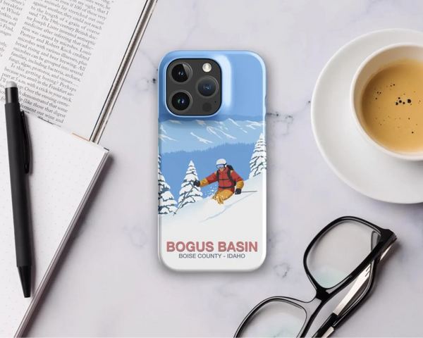 Ski Resort iPhone cases Steve Ash illustration