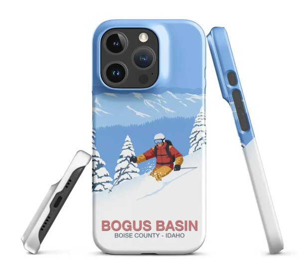 Ski Resort iPhone cases Steve Ash illustration