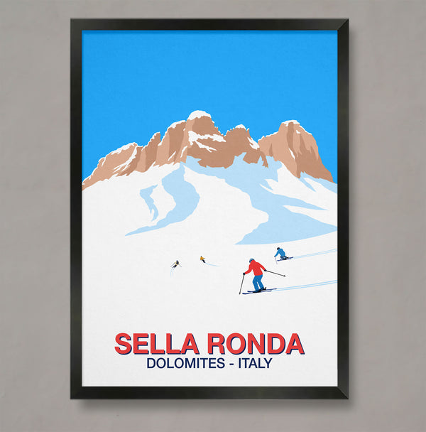 Sella Ronda Ski Poster