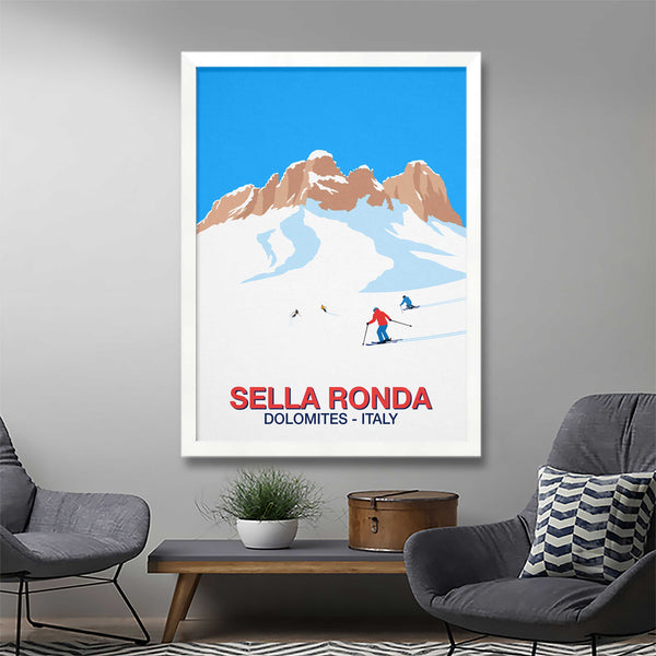 Sella Ronda Ski Poster