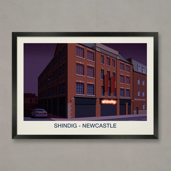 SHINDIG NIGHTCLUB POSTER