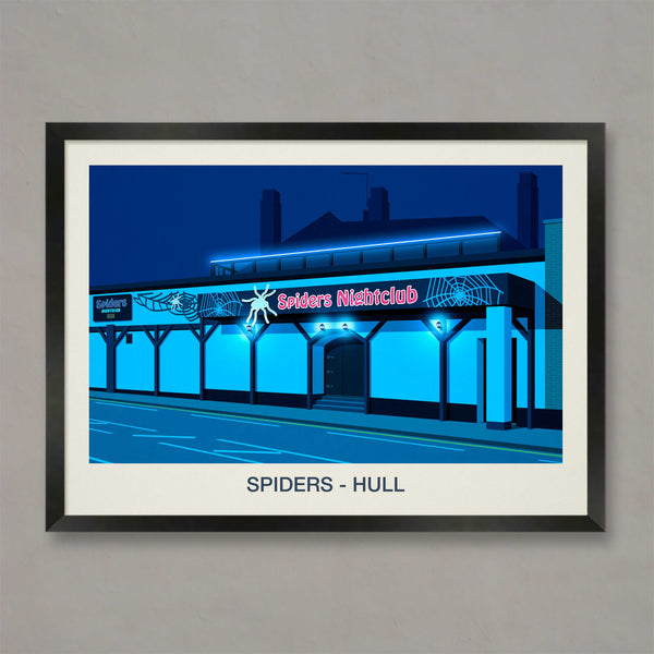 SPIDERS NIGHTCLUB POSTER