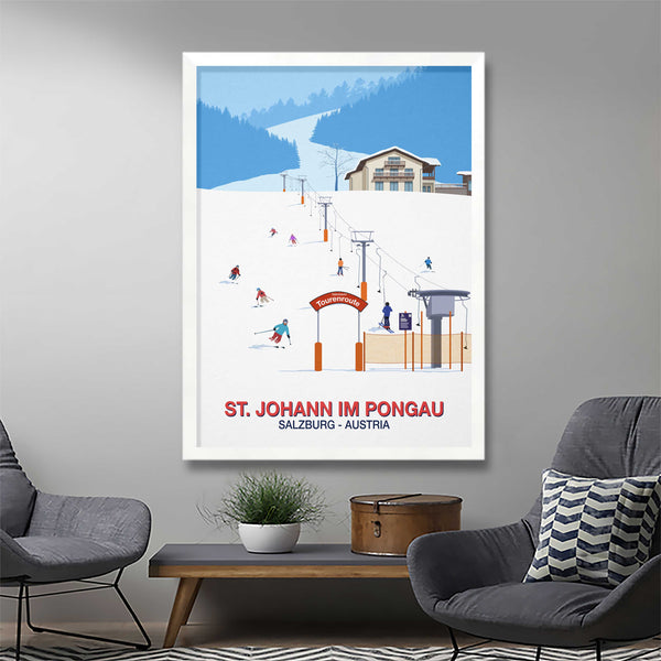 St. Johann im Pongau Ski Resort Poster