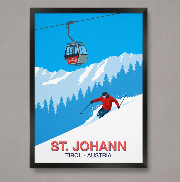 St. Johann Ski Poster
