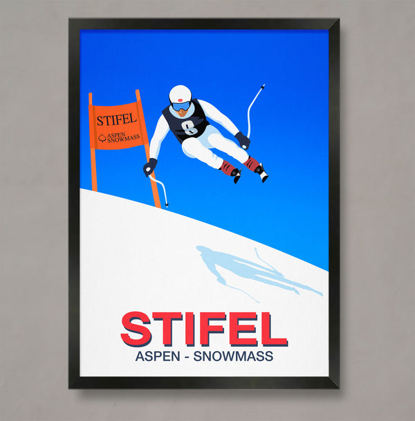 Stifel downhill ski race poster