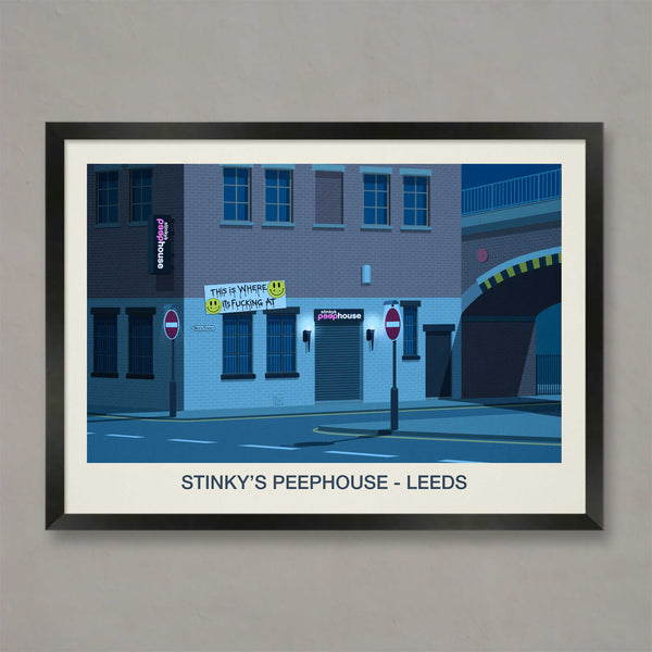 STINKY'S PEEPHOUSE NIGHTCLUB POSTER