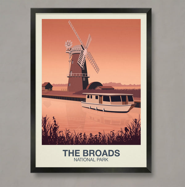 The Broads National Park Poster
