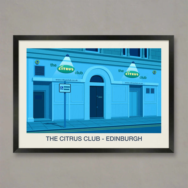 THE CITRUS CLUB POSTER Steve Ash illustration