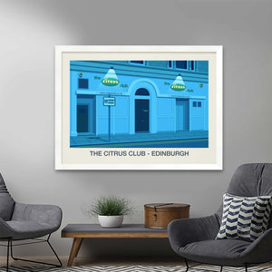 THE CITRUS CLUB POSTER Steve Ash illustration