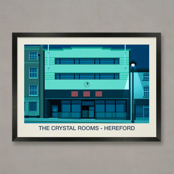 THE CRYSTAL ROOMS NIGHTCLUB POSTER