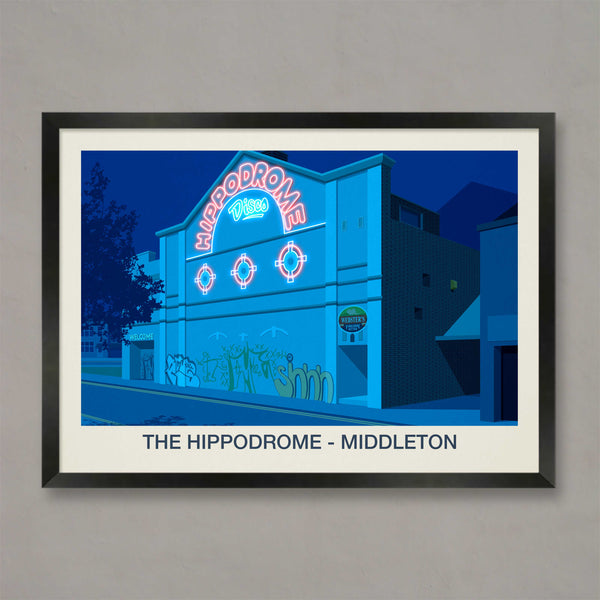 THE HIPPODROME MIDDLETON NIGHTCLUB POSTER