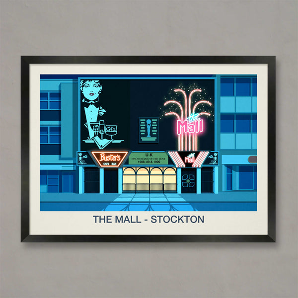 THE MALL NIGHTCLUB POSTER