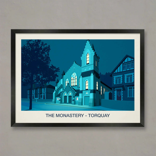 THE MONASTERY NIGHTCLUB POSTER Steve Ash illustration