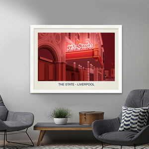 THE STATE NIGHTCLUB POSTER Steve Ash illustration