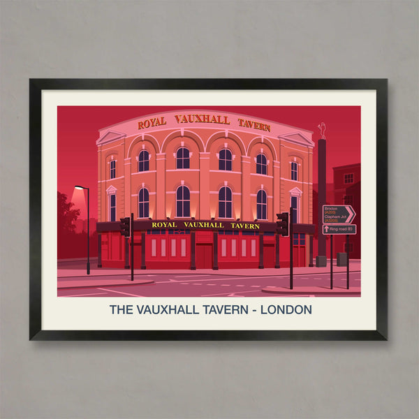 THE VAUXHALL TAVERN VENUE POSTER