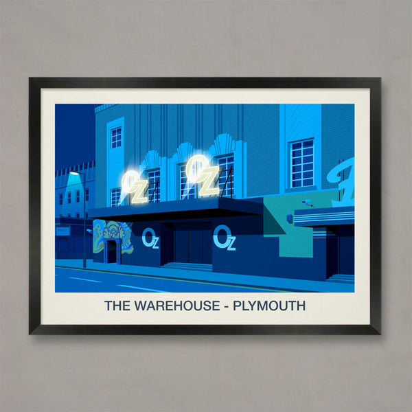 THE WAREHOUSE PLYMOUTH NIGHTCLUB POSTER