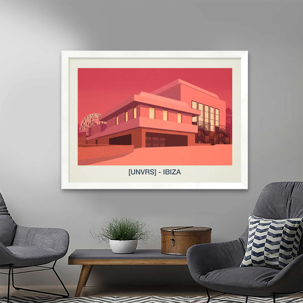 UNVRS NIGHTCLUB POSTER Steve Ash illustration