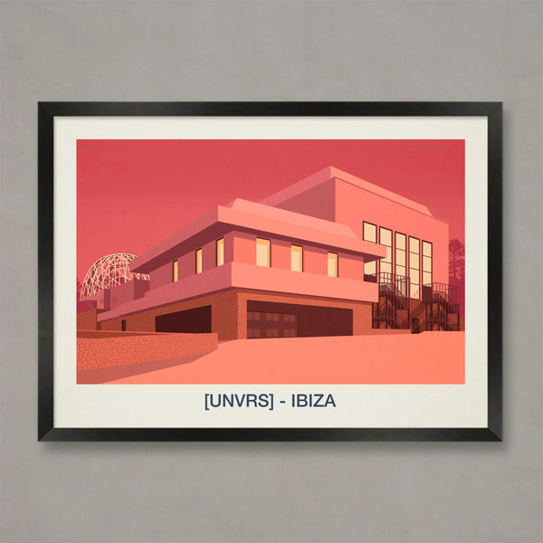 UNVRS NIGHTCLUB POSTER Steve Ash illustration