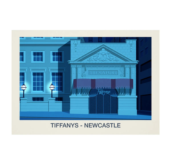 TIFFANYS NIGHTCLUB POSTER Steve Ash illustration