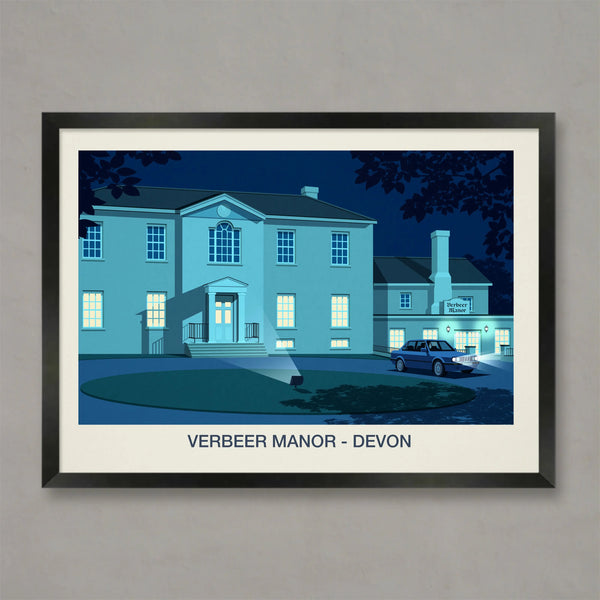 VERBEER MANOR VENUE POSTER Steve Ash illustration