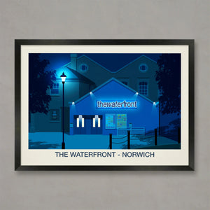 The Waterfront Venue Poster Steve Ash illustration