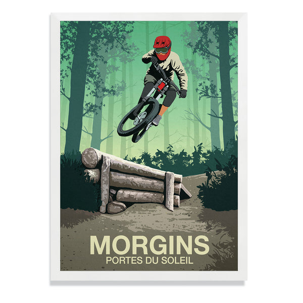 Morgins Mountain Bike Poster