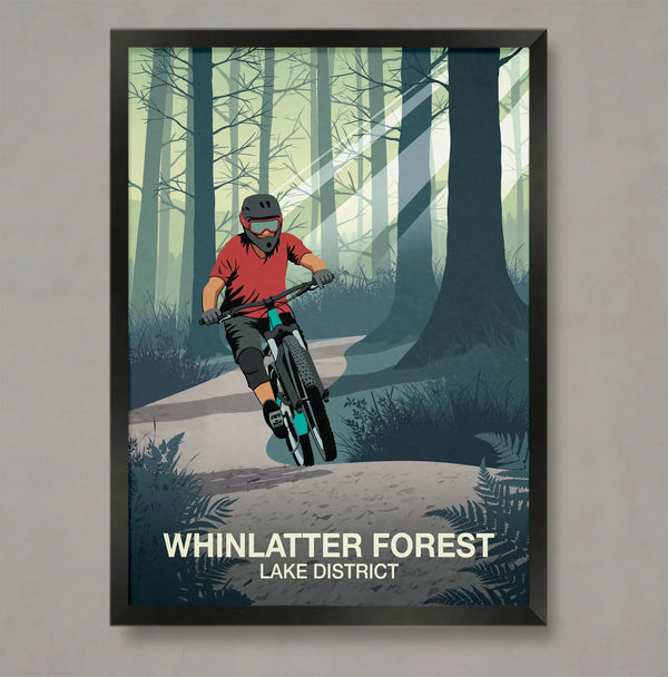 Whinlatter Bike Poster | Whinlatter Forest Mountain Bike Poster
