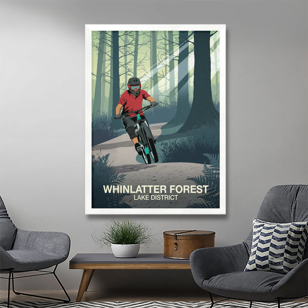 Whinlatter Bike Poster | Whinlatter Forest Mountain Bike Poster
