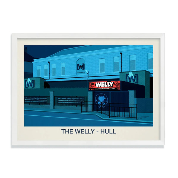 THE WELLY VENUE POSTER - Ski Poster & Art Prints - Shop Online | Steve Ash Illustration