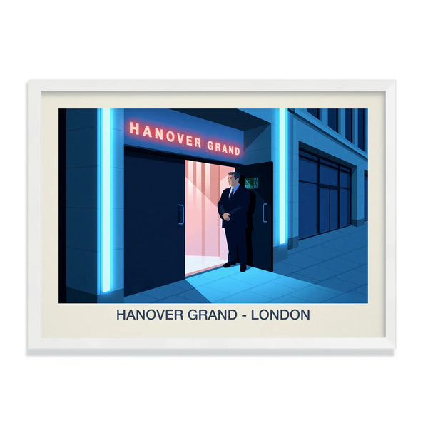 Hanover Grand Nightclub Poster Steve Ash illustration