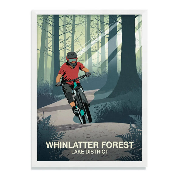 Whinlatter Bike Poster | Whinlatter Forest Mountain Bike Poster