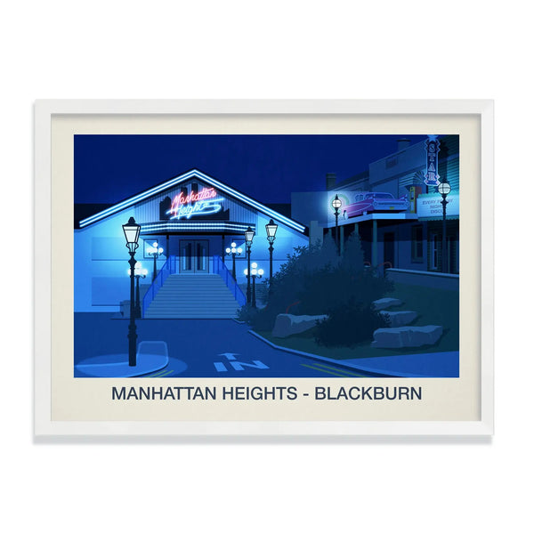 Manhattan Heights Poster Steve Ash illustration