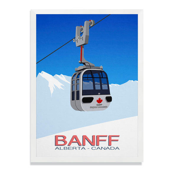 Banff ski poster