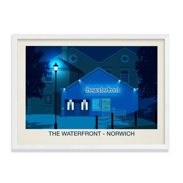 The Waterfront Venue Poster Steve Ash illustration