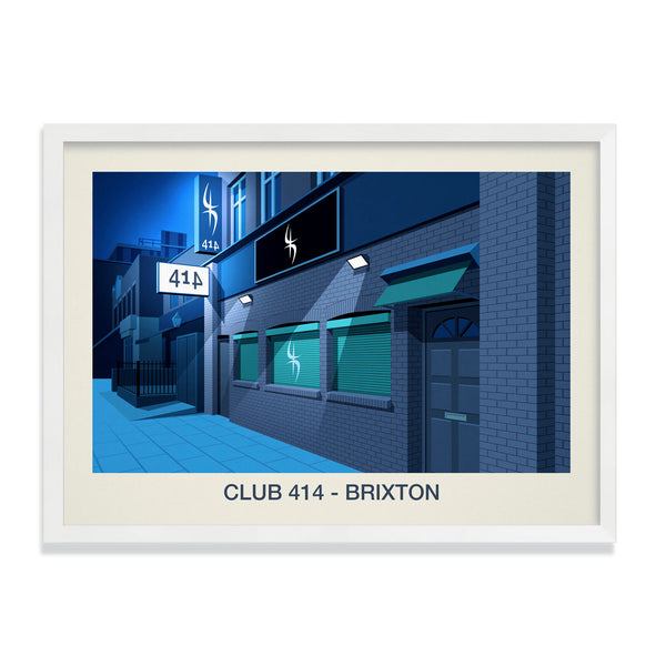 CLUB 414 NIGHTCLUB POSTER - Ski Poster & Art Prints - Shop Online | Steve Ash Illustration