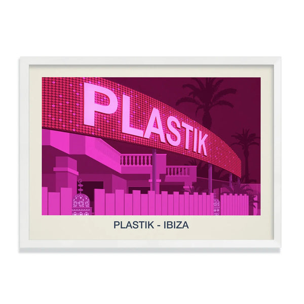 PLASTIK NIGHTCLUB POSTER Steve Ash illustration