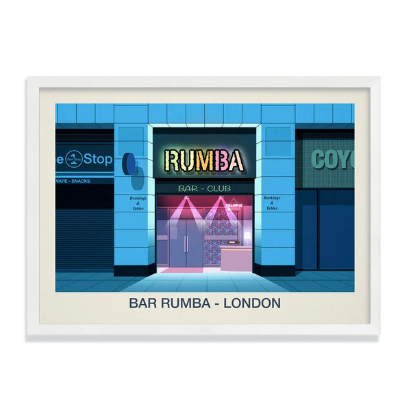 Bar Rumba London Nightclub Poster | London Nightclub Print