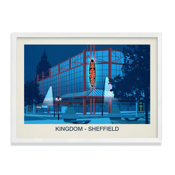 Kingdom nightclub poster | Sheffield Nightclub Poster & Iconic Yorkshire Clubbing Print
