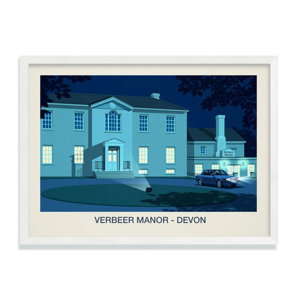 VERBEER MANOR VENUE POSTER Steve Ash illustration
