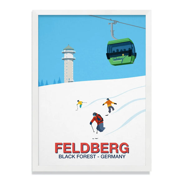 Affiche ski Les Arcs