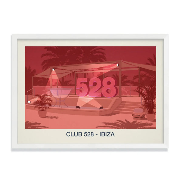 Club 528 Poster Steve Ash illustration
